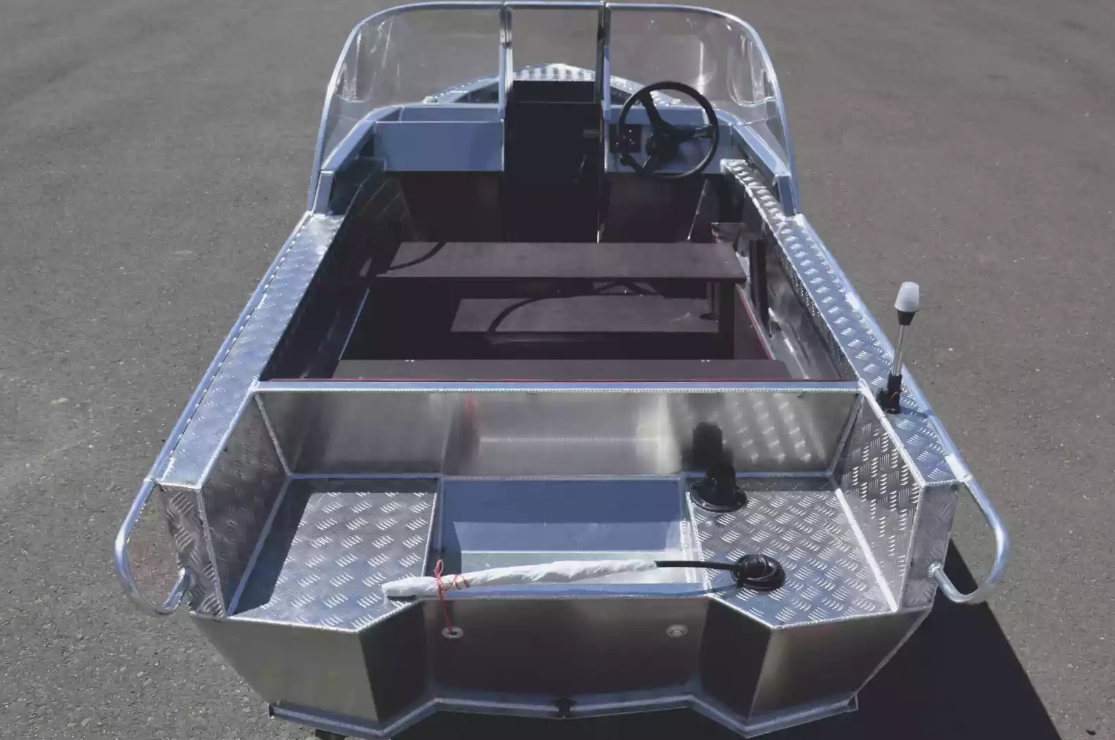 Алюминиевая лодка Wyatboat-390 DCM в Пушкино