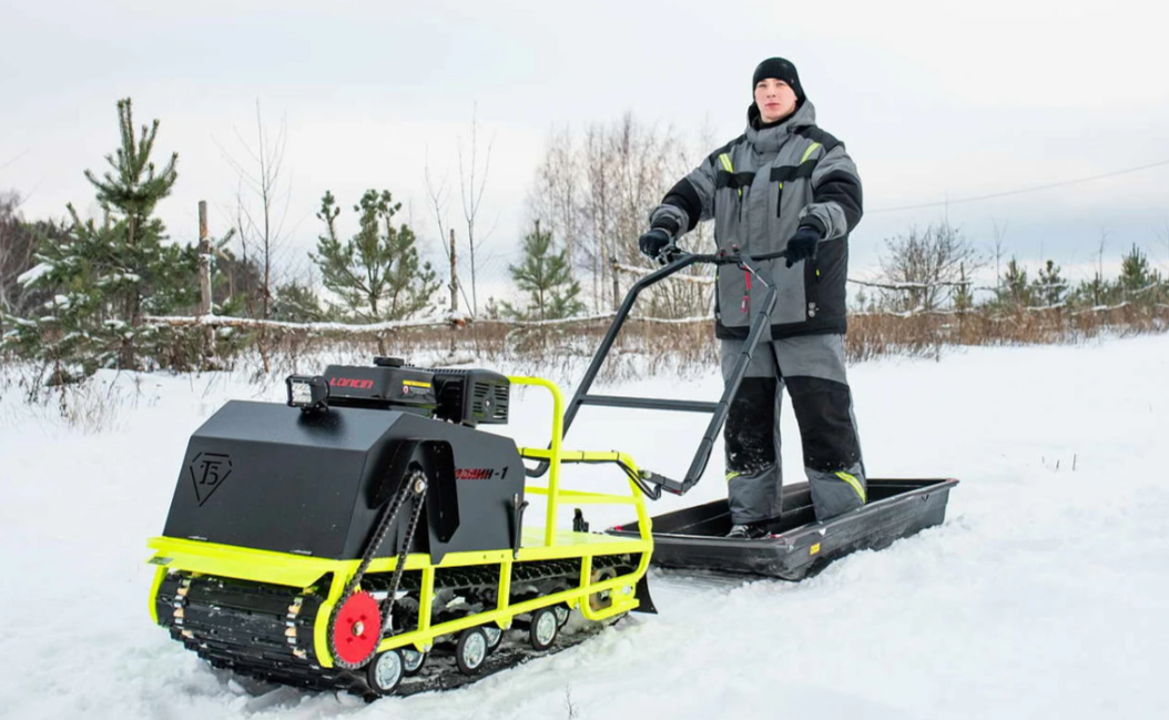 Мотобуксировщик Бурлак ХОЗЯИН-1 (капот металл) в Пушкино