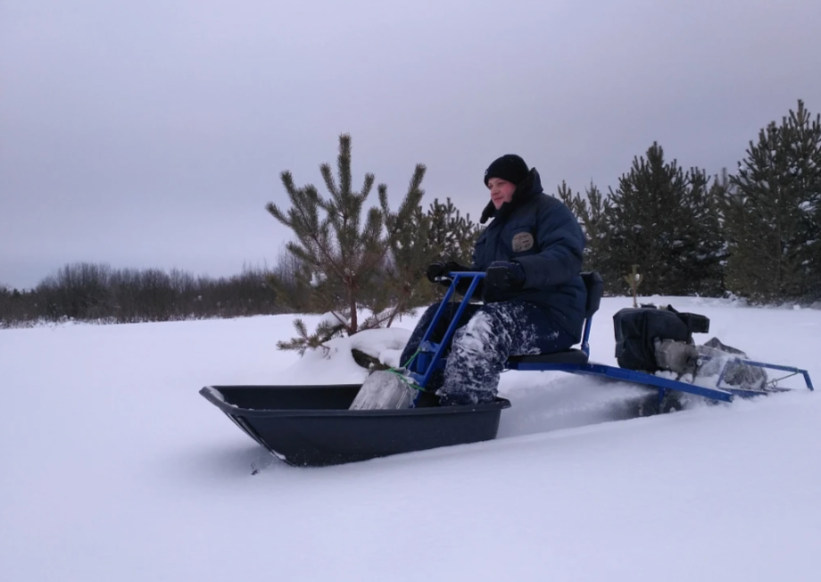 Мотобуксировщик толкач Альбатрос-XL8 с модулем. Без фары, тележки в Пушкино