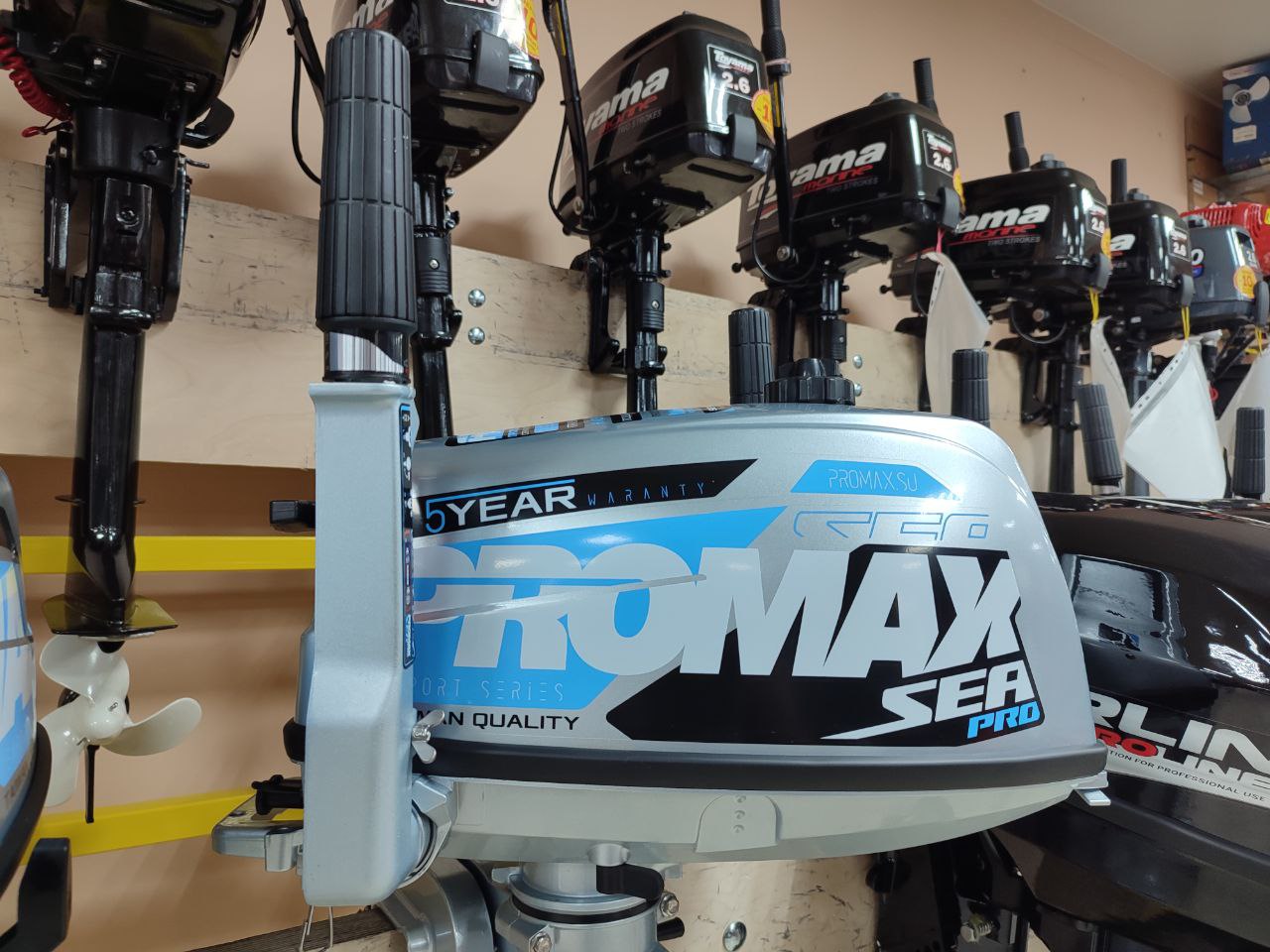 Лодочный мотор PROMAX SP5FHS (внешний бак 12 л) в Пушкино