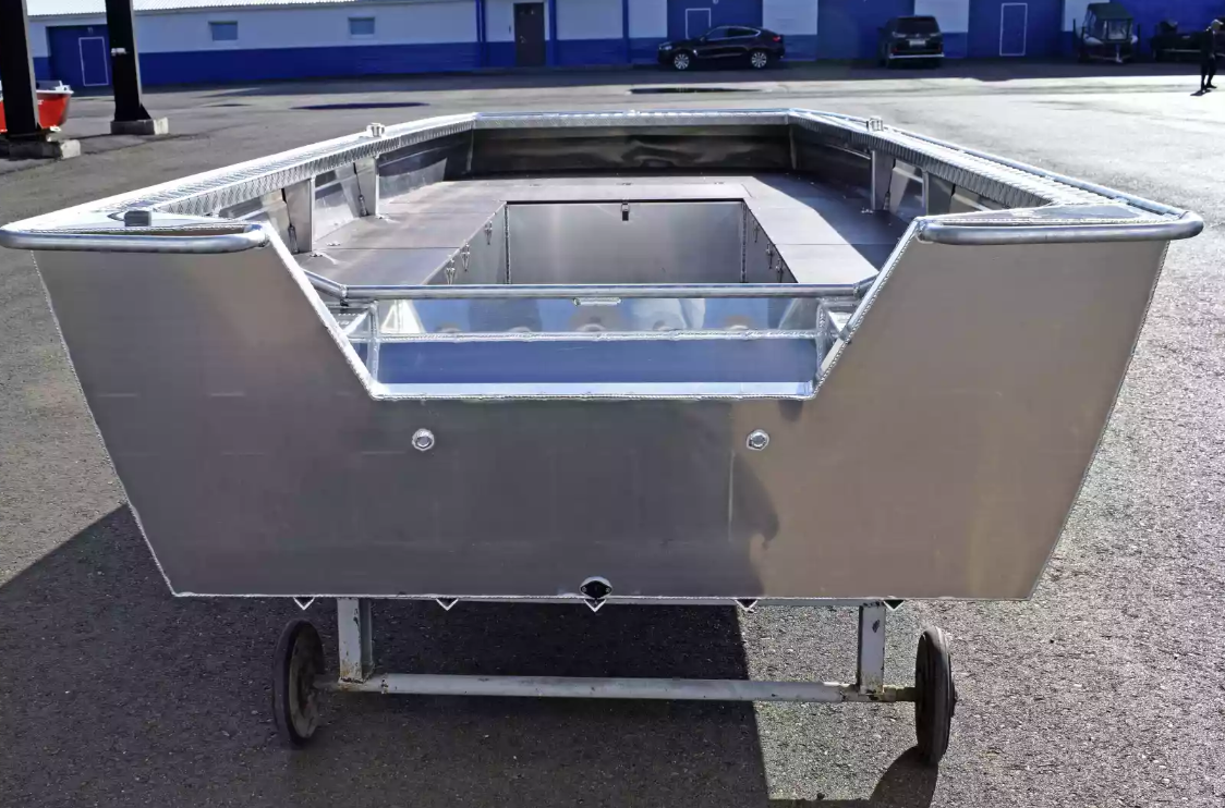 Алюминиевая лодка Wyatboat-490 Jonboat в Пушкино