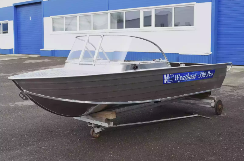 Алюминиевая лодка Wyatboat-390 Pro в Пушкино