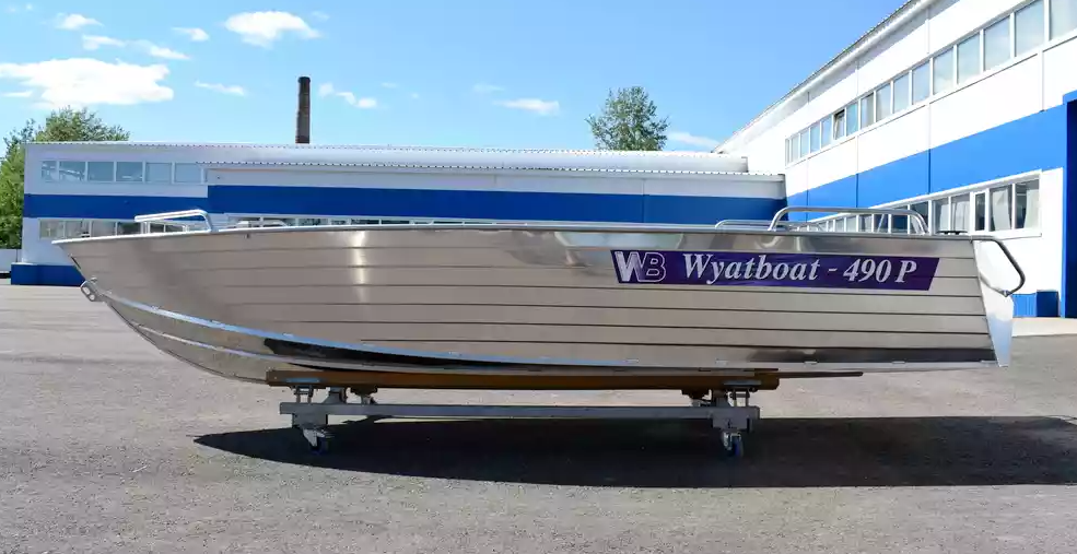 Алюминиевая лодка Wyatboat-490 P в Пушкино
