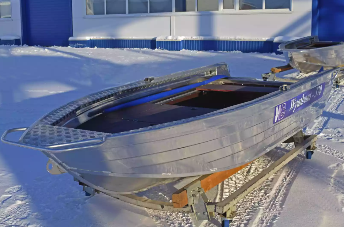 Алюминиевая лодка Wyatboat-370 Р FISH в Пушкино