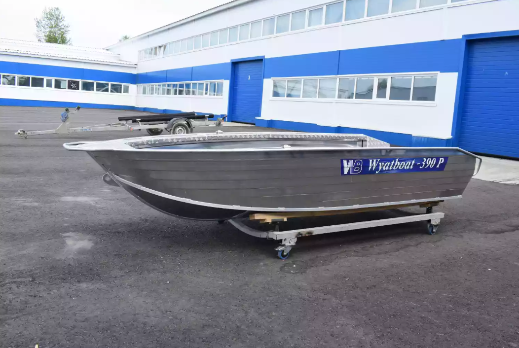 Алюминиевая лодка Wyatboat-390Р Увеличенный борт в Пушкино