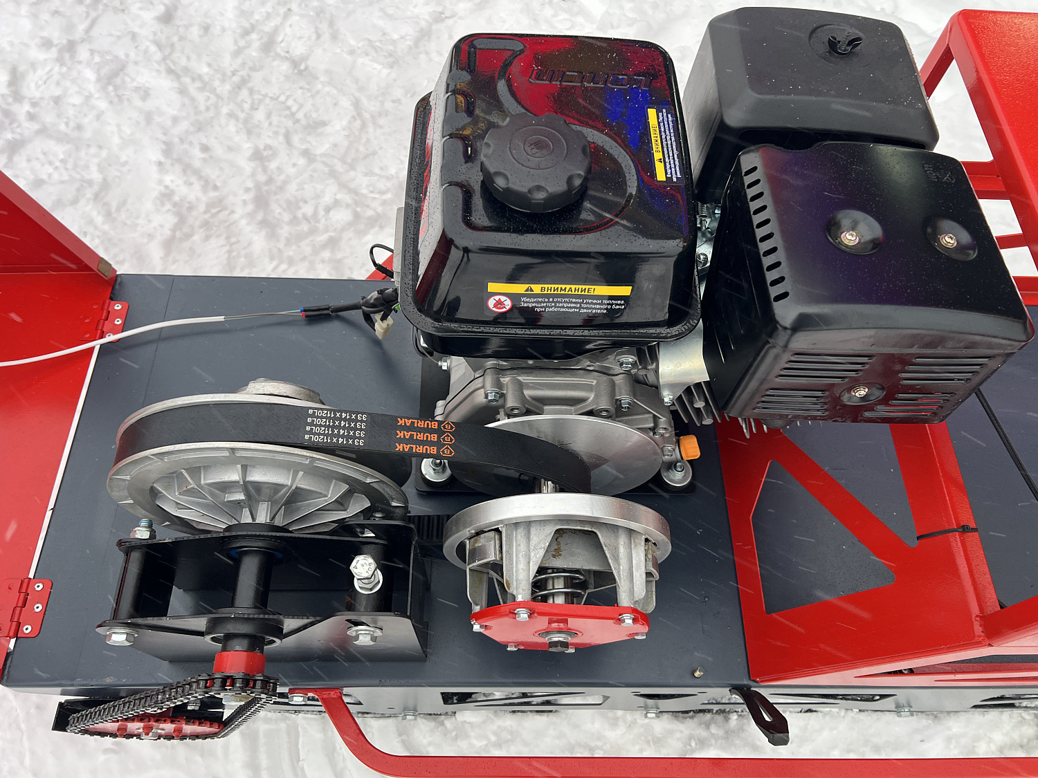 Мотобуксировщик EX-MOTO SNOWDOG S500 15л.с в Пушкино