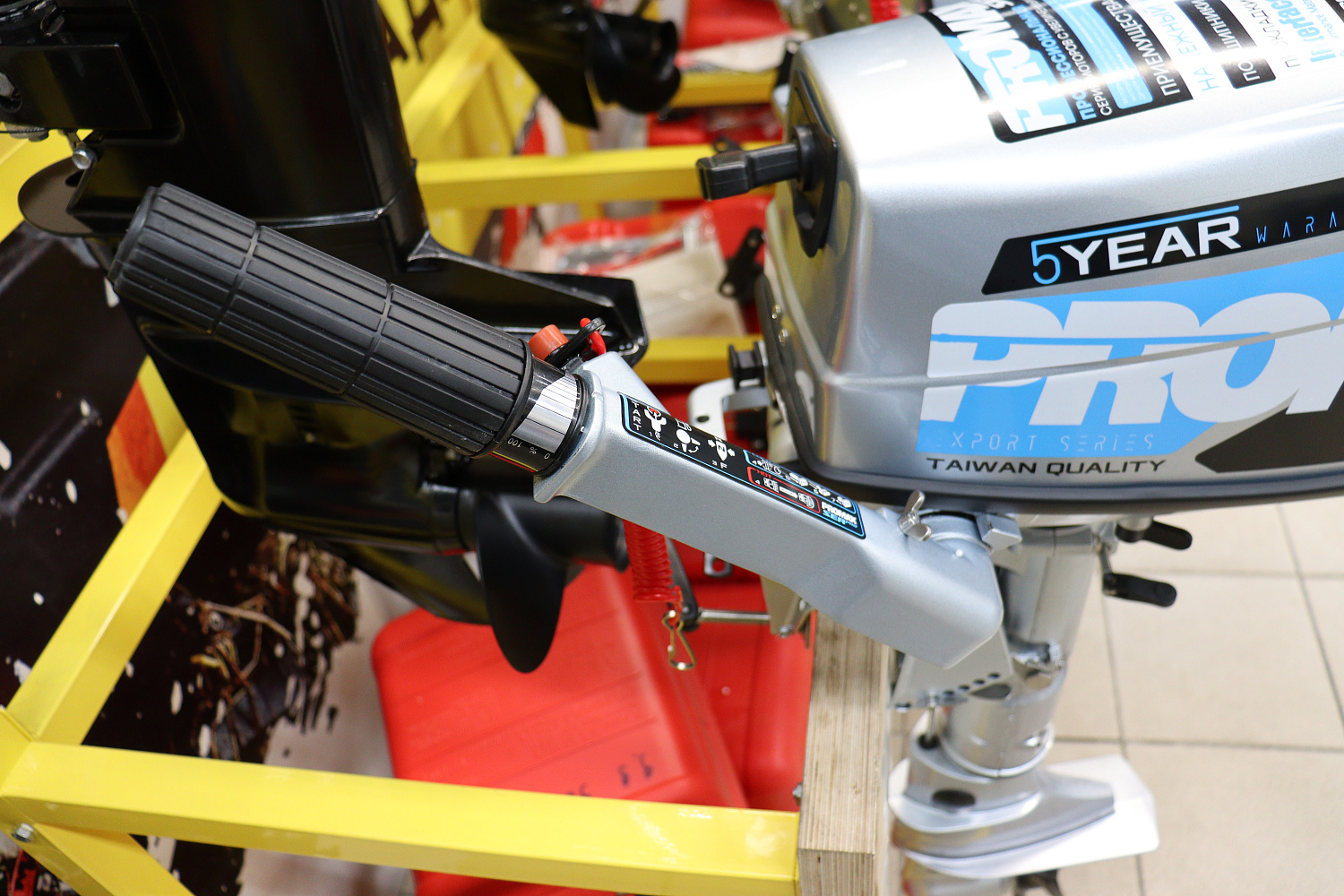 Лодочный мотор PROMAX SP5FHS (внешний бак 12 л) в Пушкино