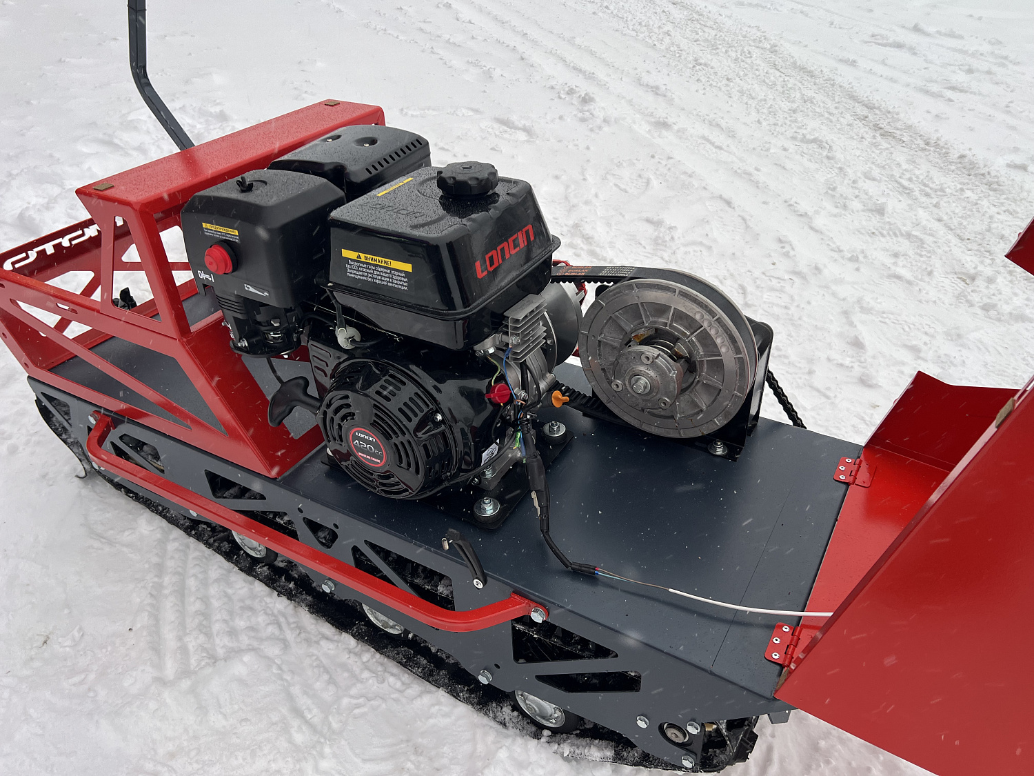 Мотобуксировщик EX-MOTO SNOWDOG S500 15л.с в Пушкино