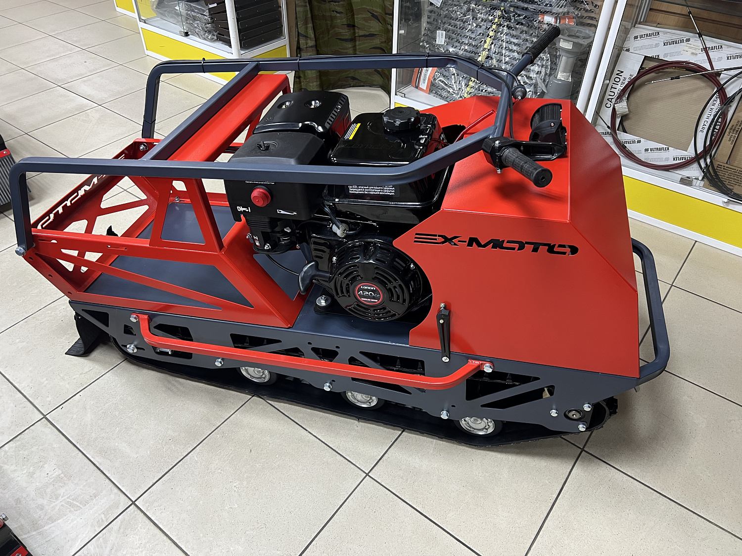 Мотобуксировщик EX-MOTO SNOWDOG S500 15л.с в Пушкино