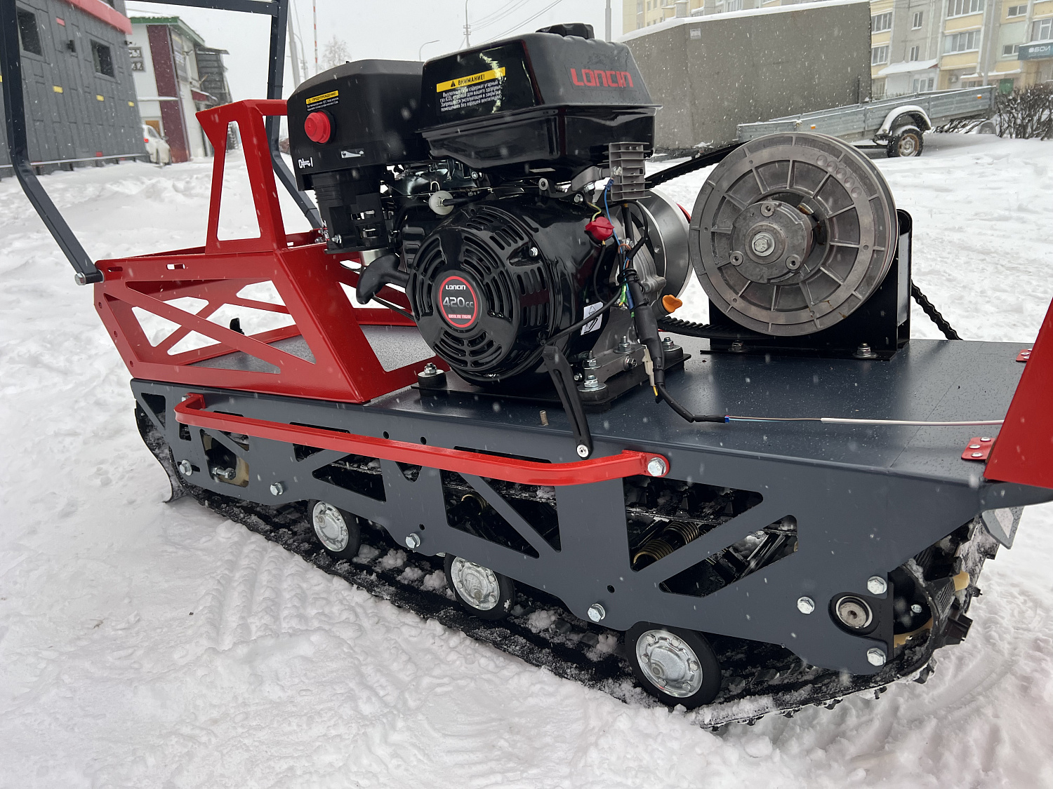 Мотобуксировщик EX-MOTO SNOWDOG S500 15л.с в Пушкино