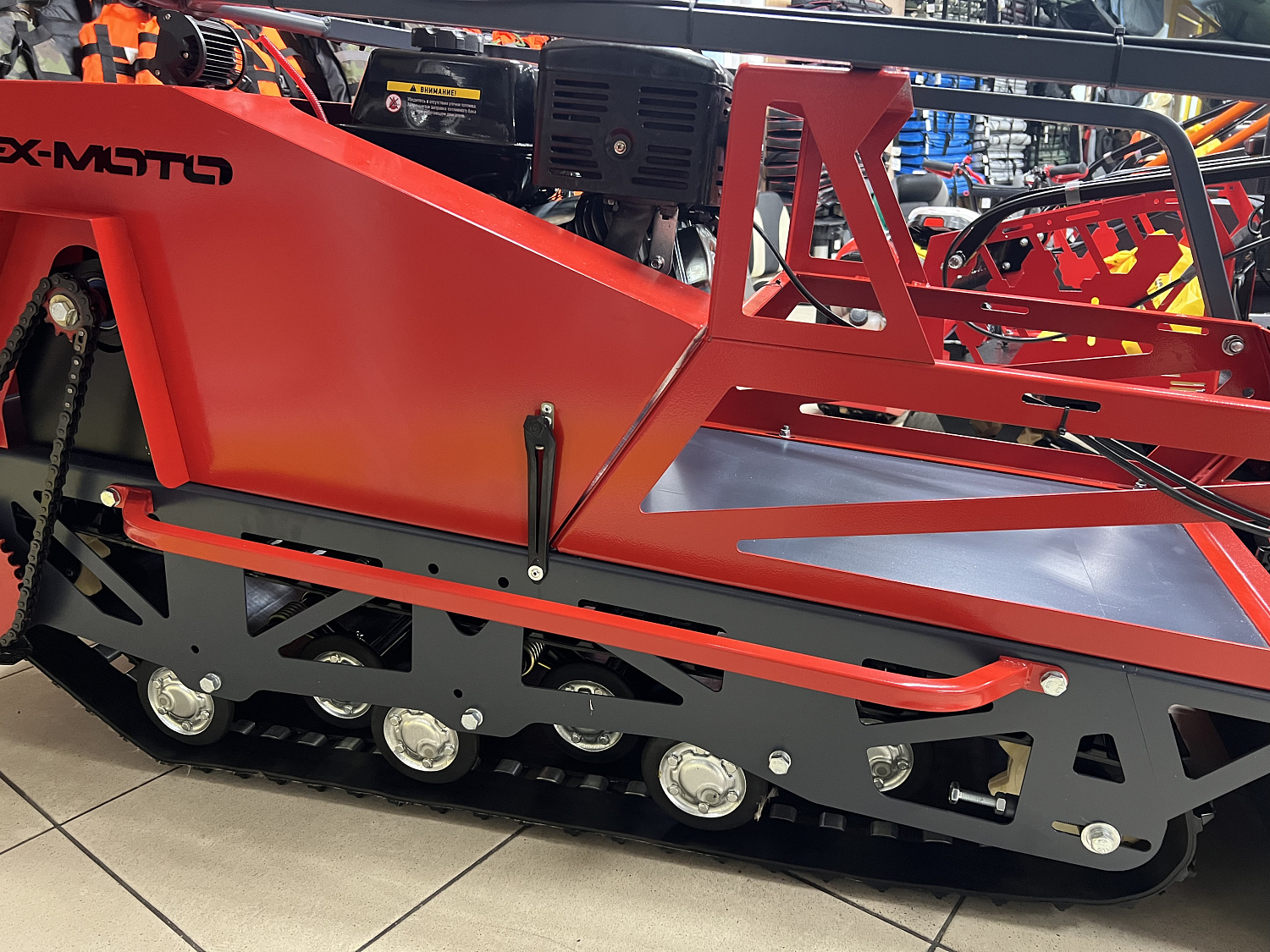 Мотобуксировщик EX-MOTO SNOWDOG S500 15л.с в Пушкино