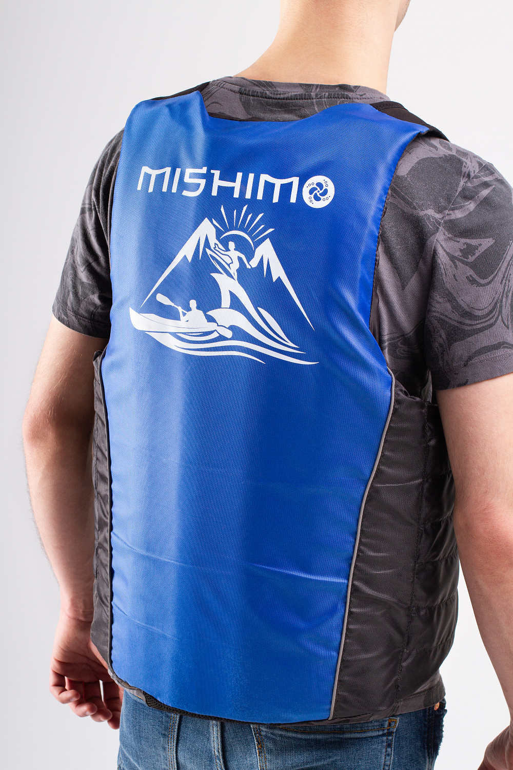 Жилет спасательный MISHIMO PRO Премиум качества Черно-синий в Пушкино