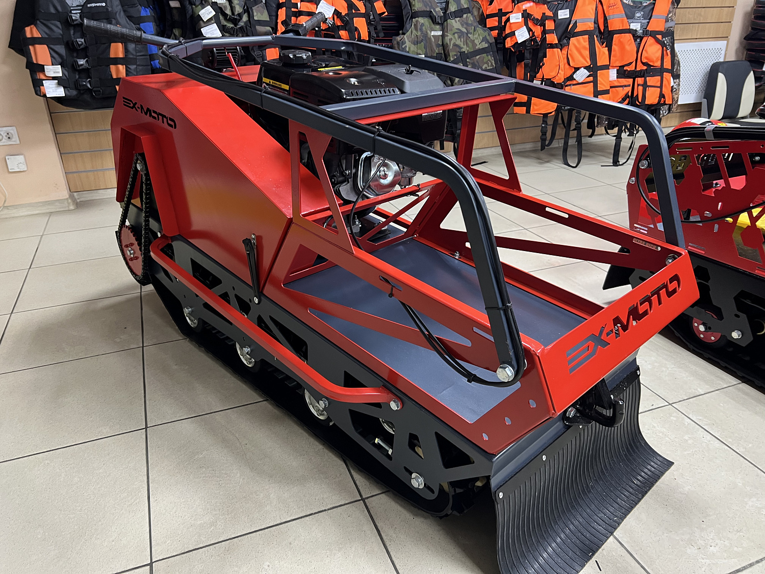 Мотобуксировщик EX-MOTO SNOWDOG S500 15л.с в Пушкино